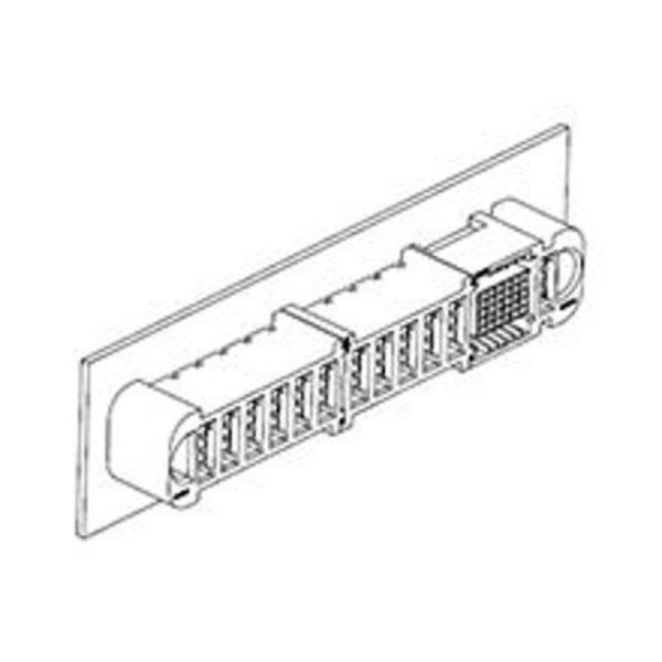 Molex Board Connector, 42 Contact(S), 5 Row(S), Female, Straight, 0.079 Inch Pitch, Press Fit Terminal,  1710890022